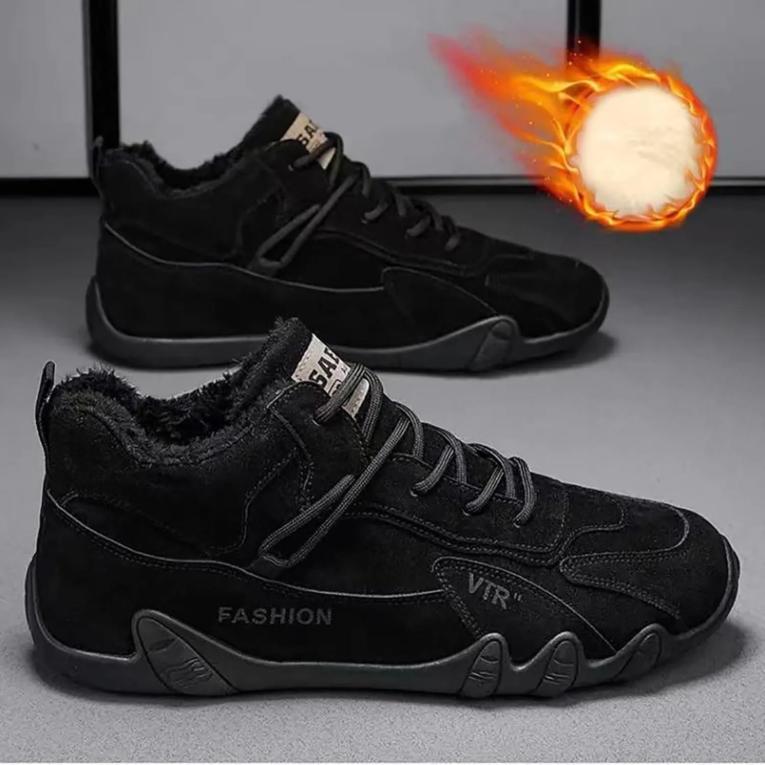Fashion Men Breathable Comfortable Leisure Solid Color Sport Ankle Boots Climbing Shoes Rain Boots Casual Shoes