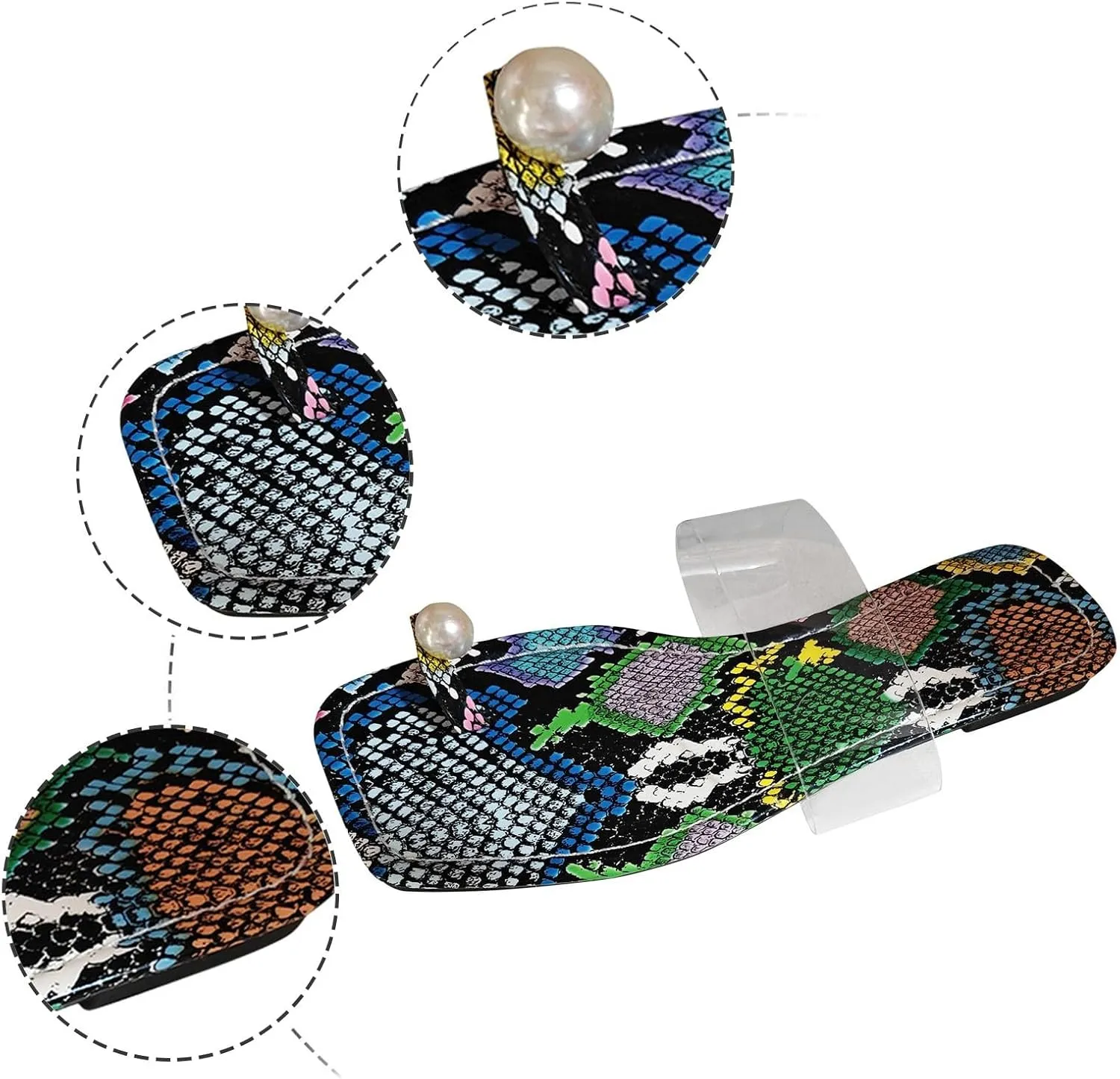 Flat Sandal Womens Dressy Slide Sandals for Women Women's Sandals Bohemian Comfortable Comfort Open Toe