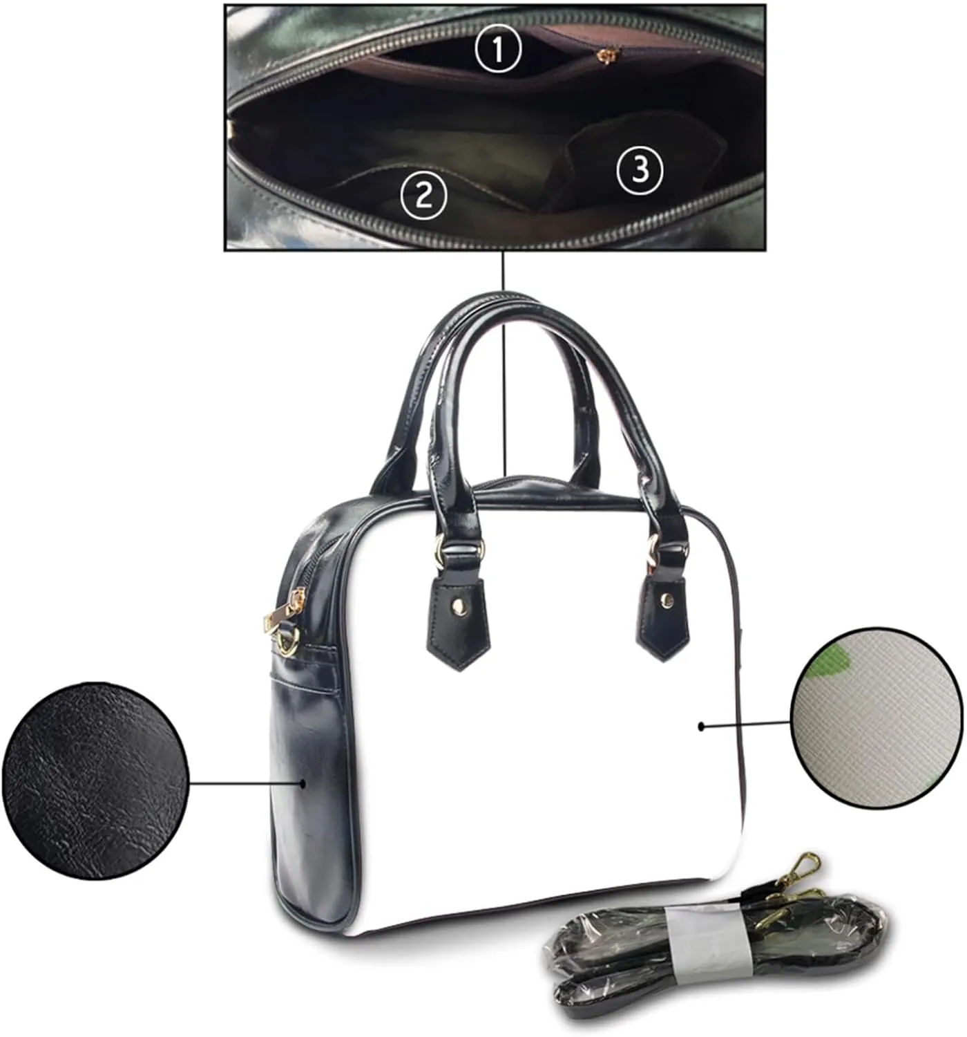 Forchrinse Pink Strawberry Satchel Handbags for Women Cute Purses and Handbags Leather Crossbody Purse Work Tote Bag