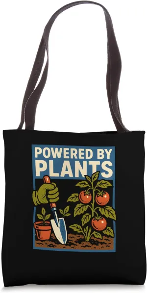 Gardening Powered By Plants Vintage Womens Wildflowers Tote Bag