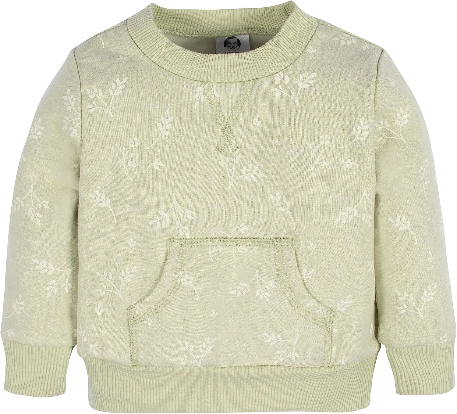 Gerber Baby Girls' Toddler 2-piece Fleece Sweatshirt and Jogger Set