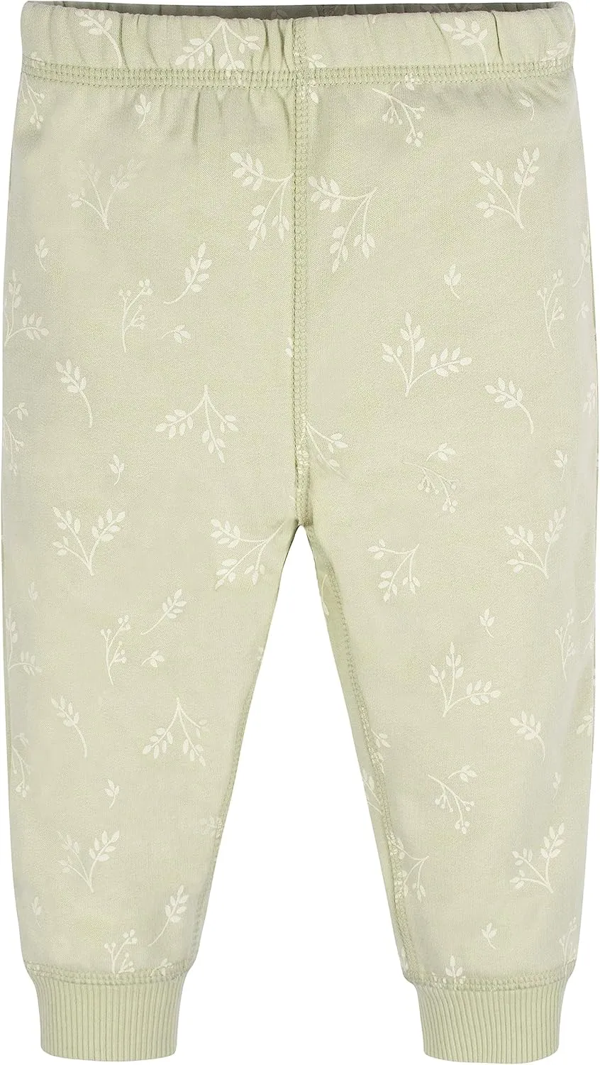 Gerber Baby Girls' Toddler 2-piece Fleece Sweatshirt and Jogger Set