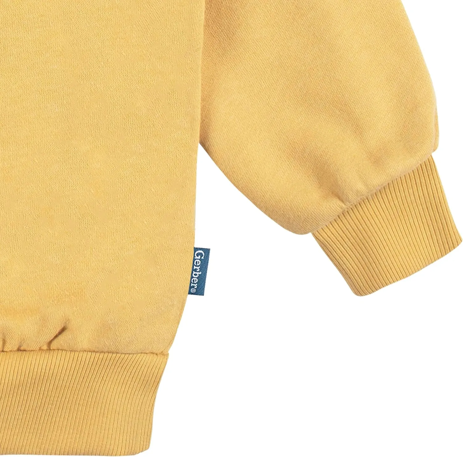 Gerber Baby Girls' Toddler 2-piece Fleece Sweatshirt and Jogger Set