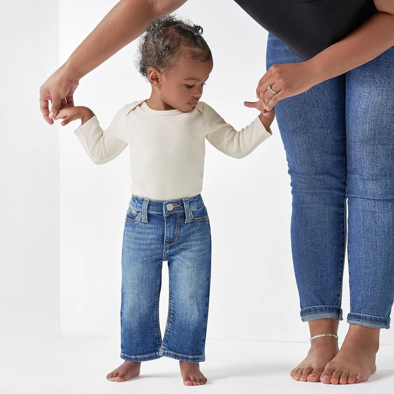 Gerber Baby Toddler Straight Leg Stretch Denim Jeans