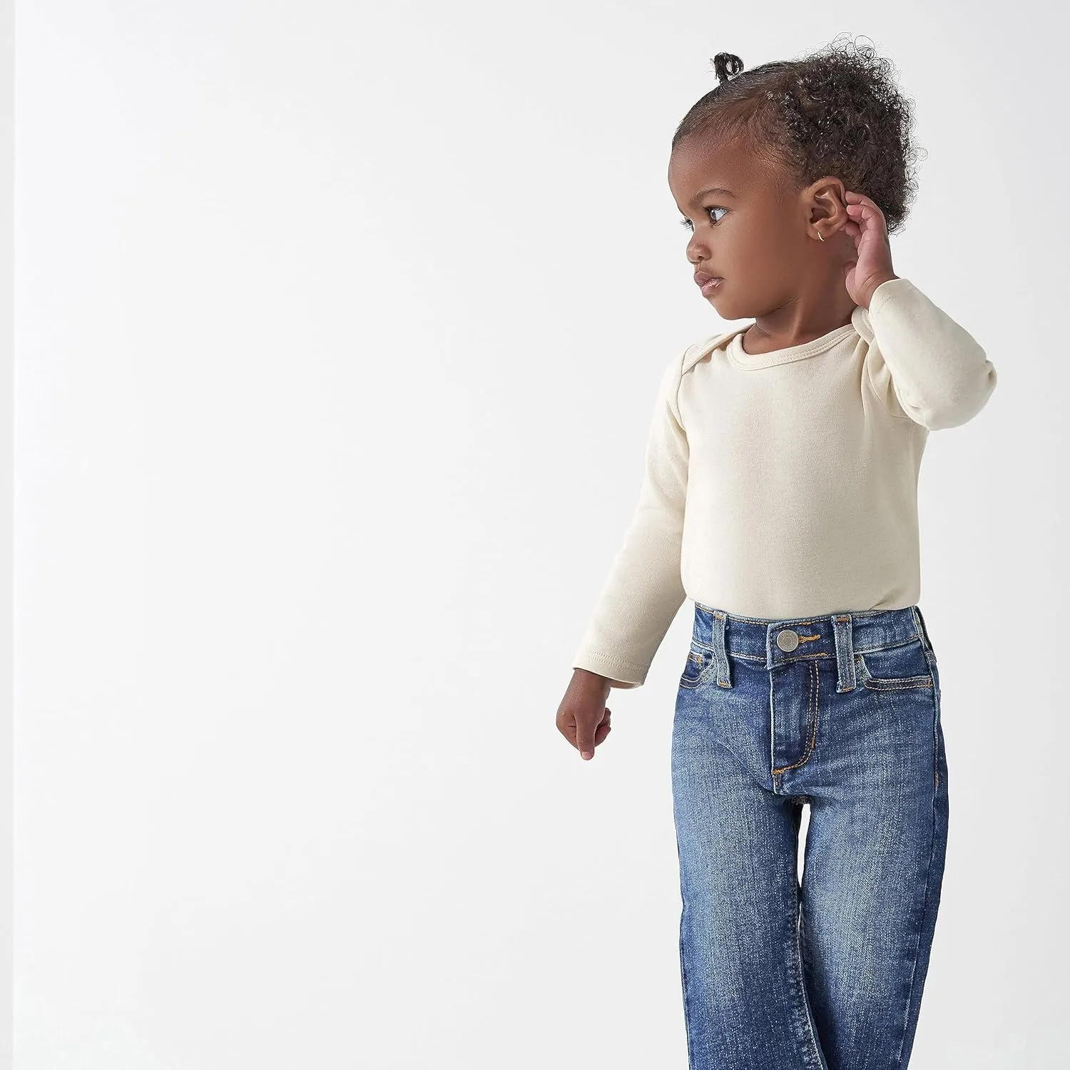 Gerber Baby Toddler Straight Leg Stretch Denim Jeans