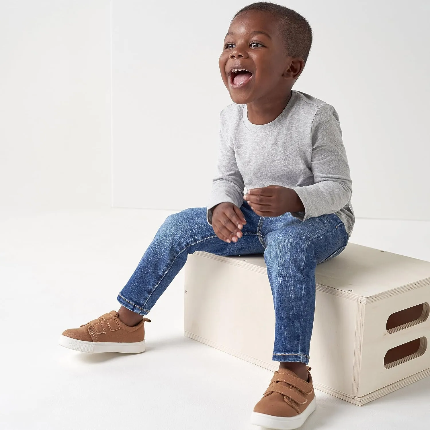 Gerber Baby Toddler Straight Leg Stretch Denim Jeans