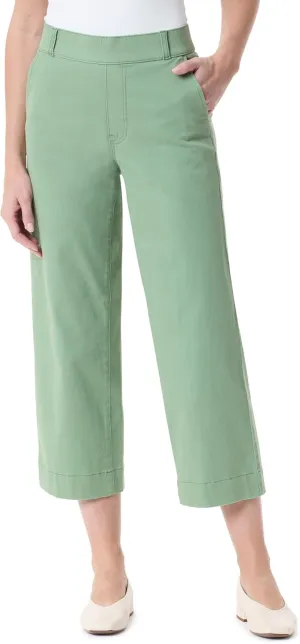Gloria Vanderbilt Women's Shape Effect Pull on High Rise Wide Leg Crop Standard