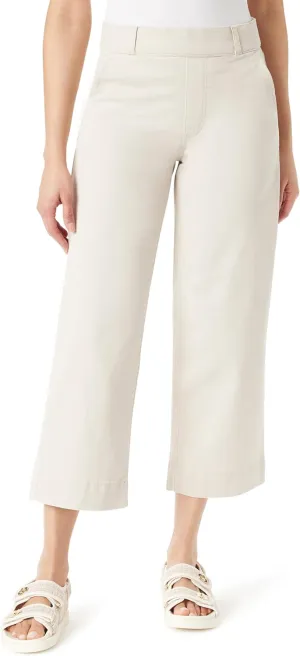 Gloria Vanderbilt Women's Shape Effect Pull on High Rise Wide Leg Crop Standard