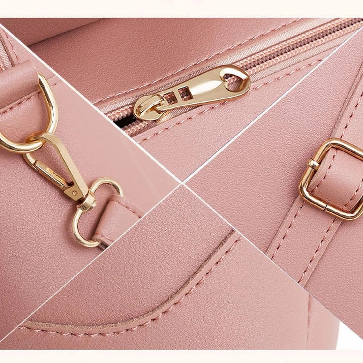 Handbags for women New 3pcs/set Handbags Luxury Belt Decoration Shoulder bag Fashion Messenger bag Three-piece