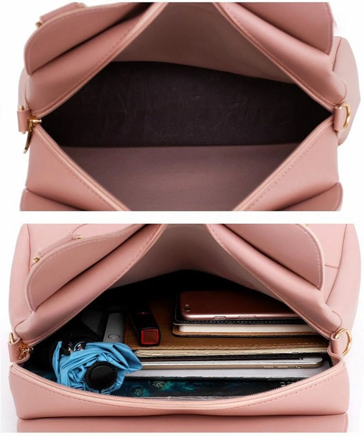 Handbags for women New 3pcs/set Handbags Luxury Belt Decoration Shoulder bag Fashion Messenger bag Three-piece