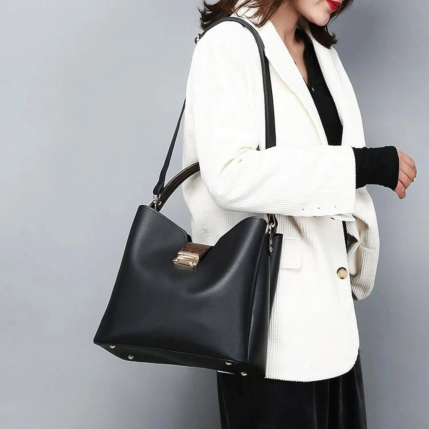 Handbags for women Women Fashion Handbags Quality Leather Hand Bag Sets Large Shoulder Bag Women Crossbody Messenger