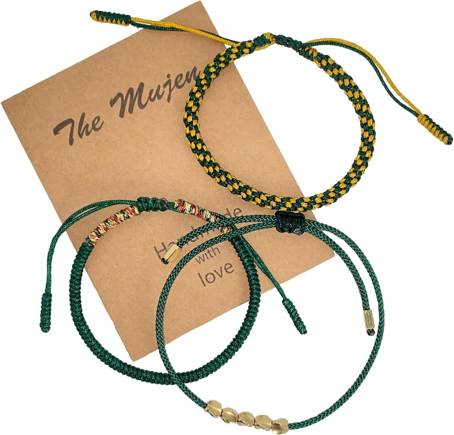 Handmade bracelets | Copper Beads Braided rope | Adjustable Strand | Couple | Yoga | Tibetan Bohemian style | good luck | Bracelets