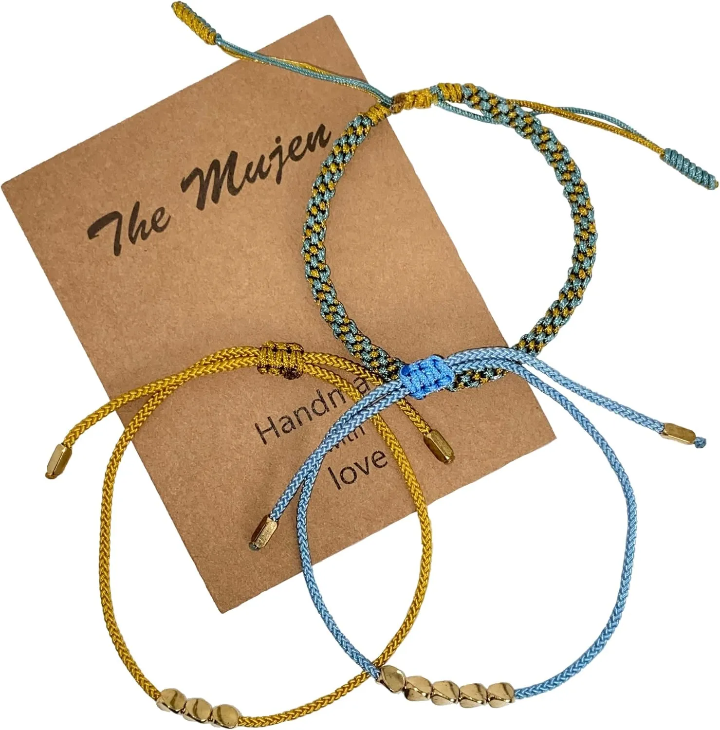 Handmade bracelets | Copper Beads Braided rope | Adjustable Strand | Couple | Yoga | Tibetan Bohemian style | good luck | Bracelets