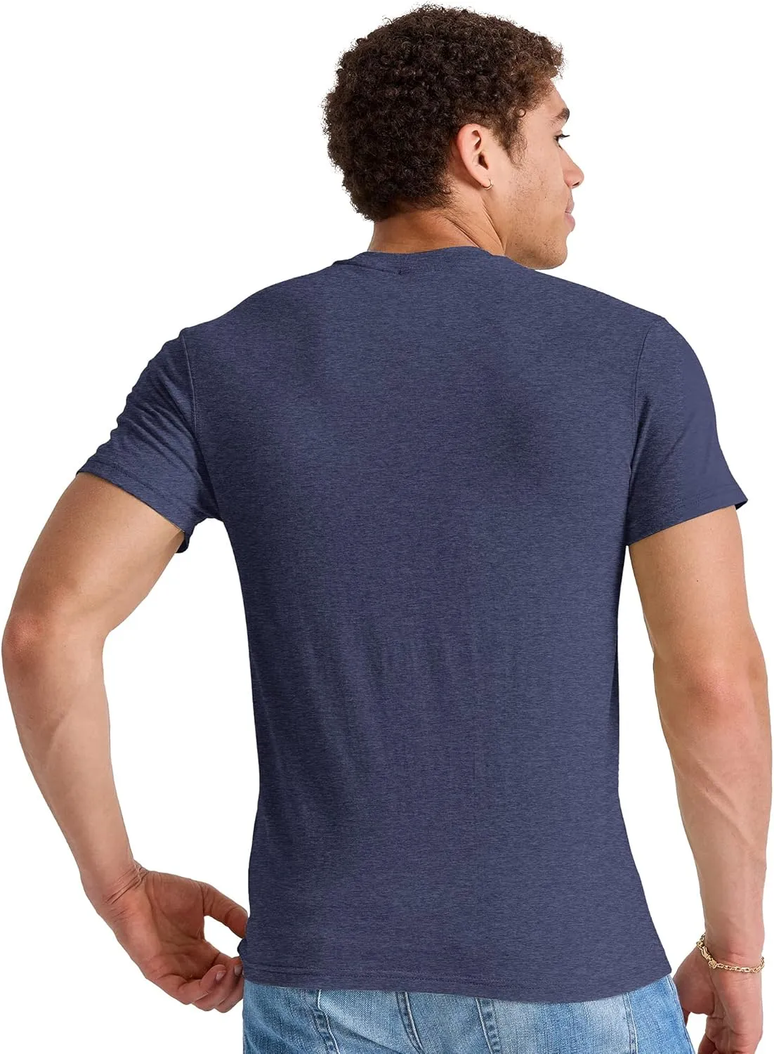 Hanes Originals Crewneck T-Shirt, 100% Cotton Pocket Tees for Men