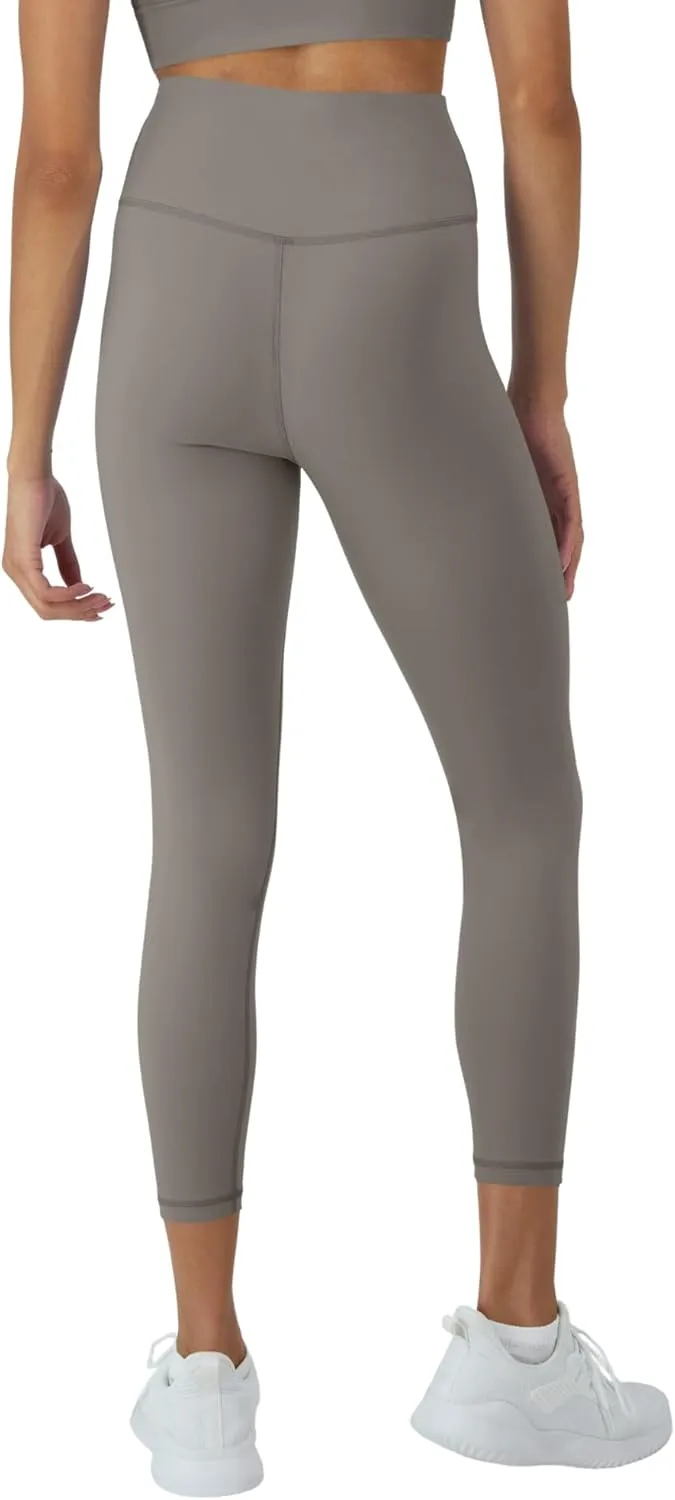 Hanes Women's Moves Leak Protection 7/8 Leggings with Built-in Underwear, Moisture-Wicking & Odor Control, 25 Inseam