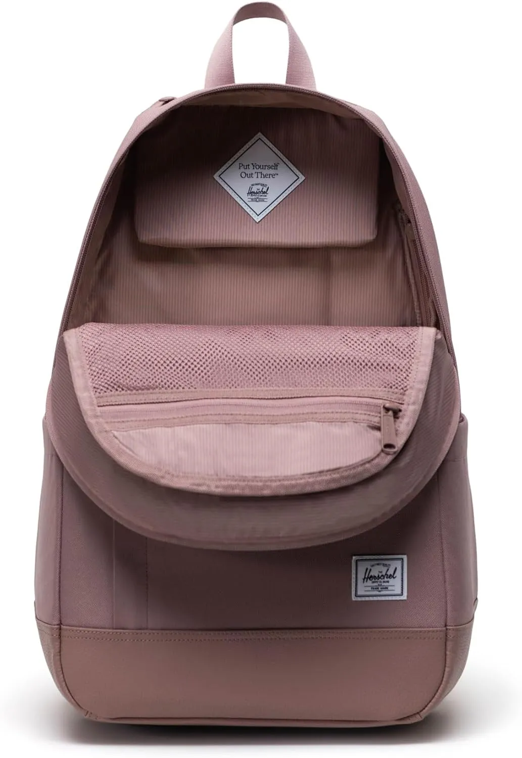 Herschel Seymour Backpack - Work Backpacks, 15/16" Laptop Backpack, Padded Shoulder Straps, 26L, Ash Rose