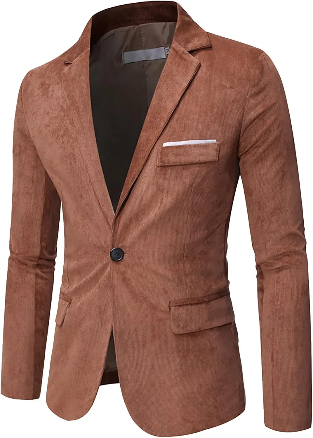 jacket suit for men Striped Suit Blouse Lapel Button Slim Fit Stylish Jacket Shirts Party Formal Coat With Pocket