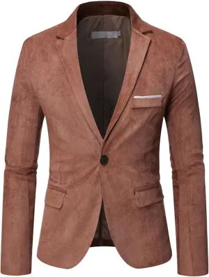 jacket suit for men Striped Suit Blouse Lapel Button Slim Fit Stylish Jacket Shirts Party Formal Coat With Pocket