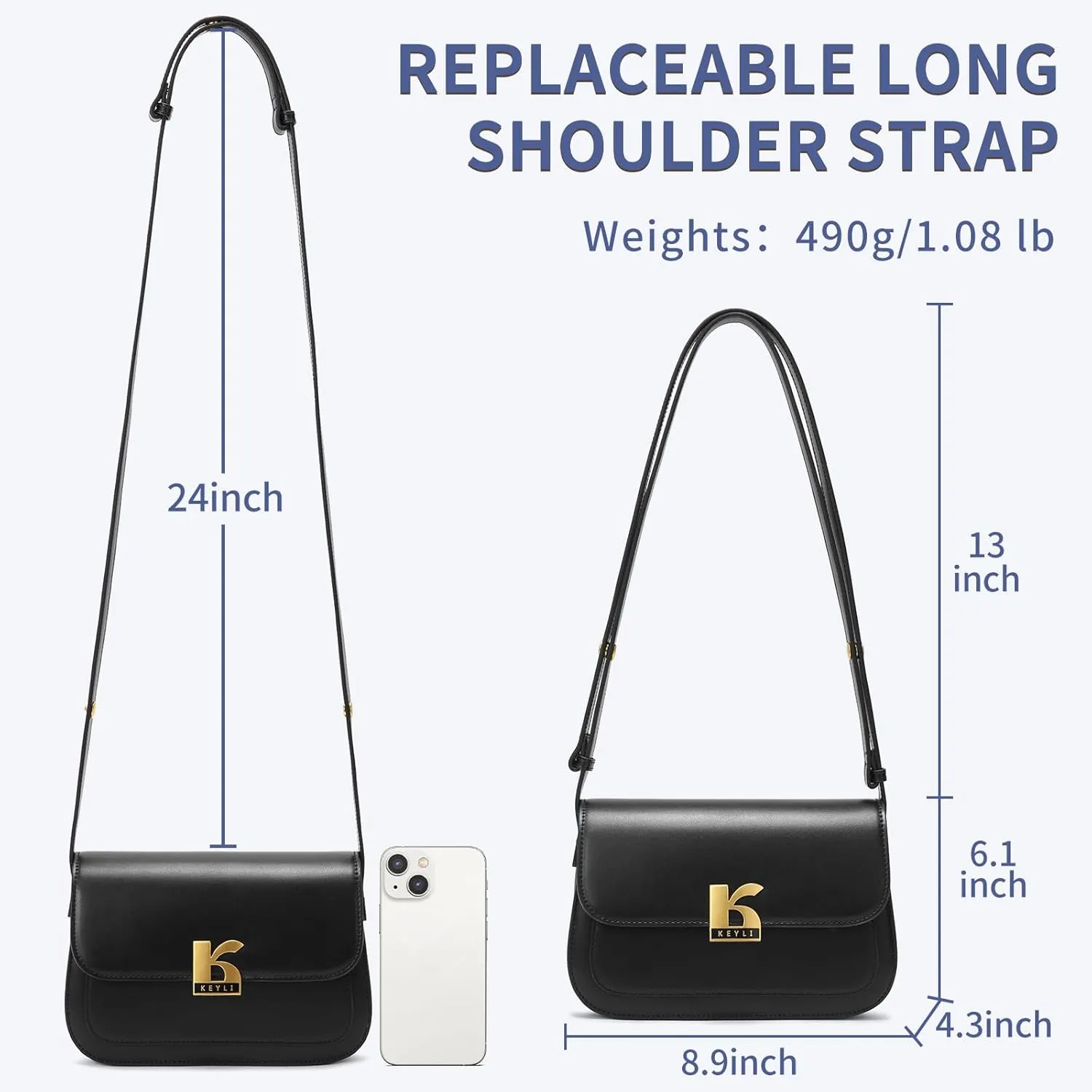 Keyli Double Zip Shoulder Bag fashion handbags purses