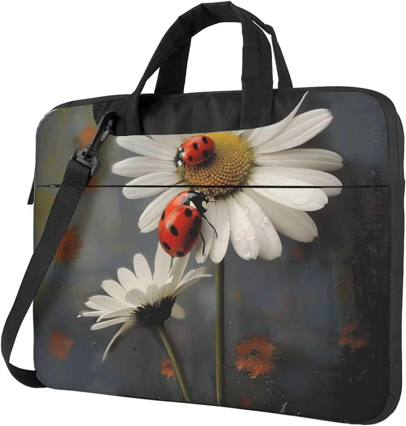 Ladybug Printed Laptop Tote Bag Laptop Tote Bag Travel Bag Business Computer Bag Work Bag for Men Women
