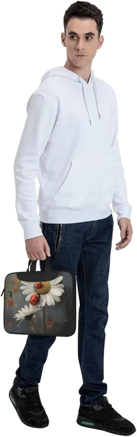 Ladybug Printed Laptop Tote Bag Laptop Tote Bag Travel Bag Business Computer Bag Work Bag for Men Women