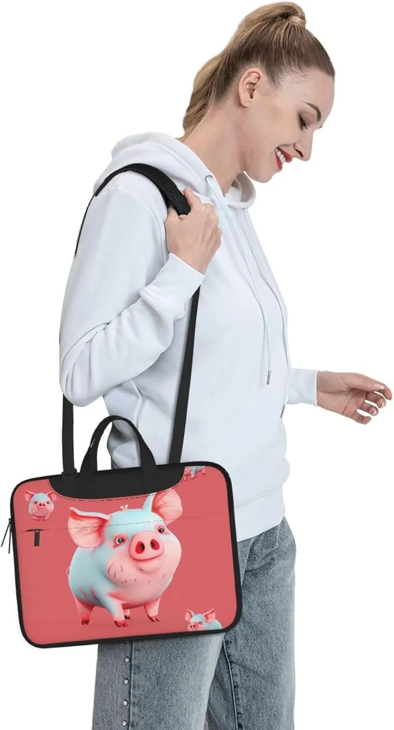 Laptop Tote Bag, Laptop Carrying Case, Travel Bag, Business Computer Bag, Work Bag for Men and Women, Red