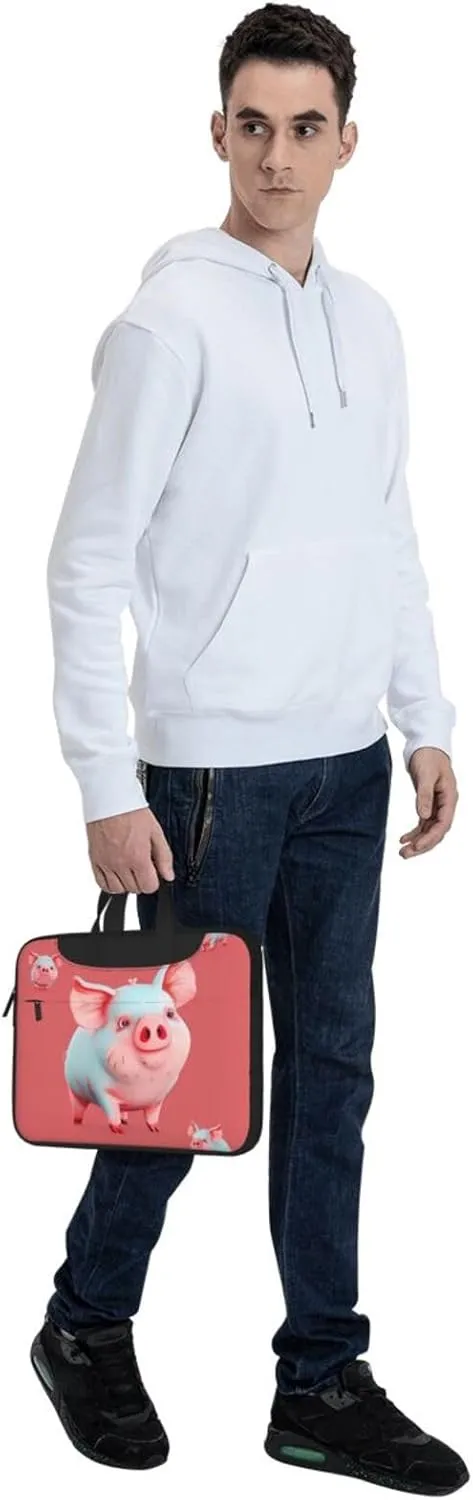 Laptop Tote Bag, Laptop Carrying Case, Travel Bag, Business Computer Bag, Work Bag for Men and Women, Red