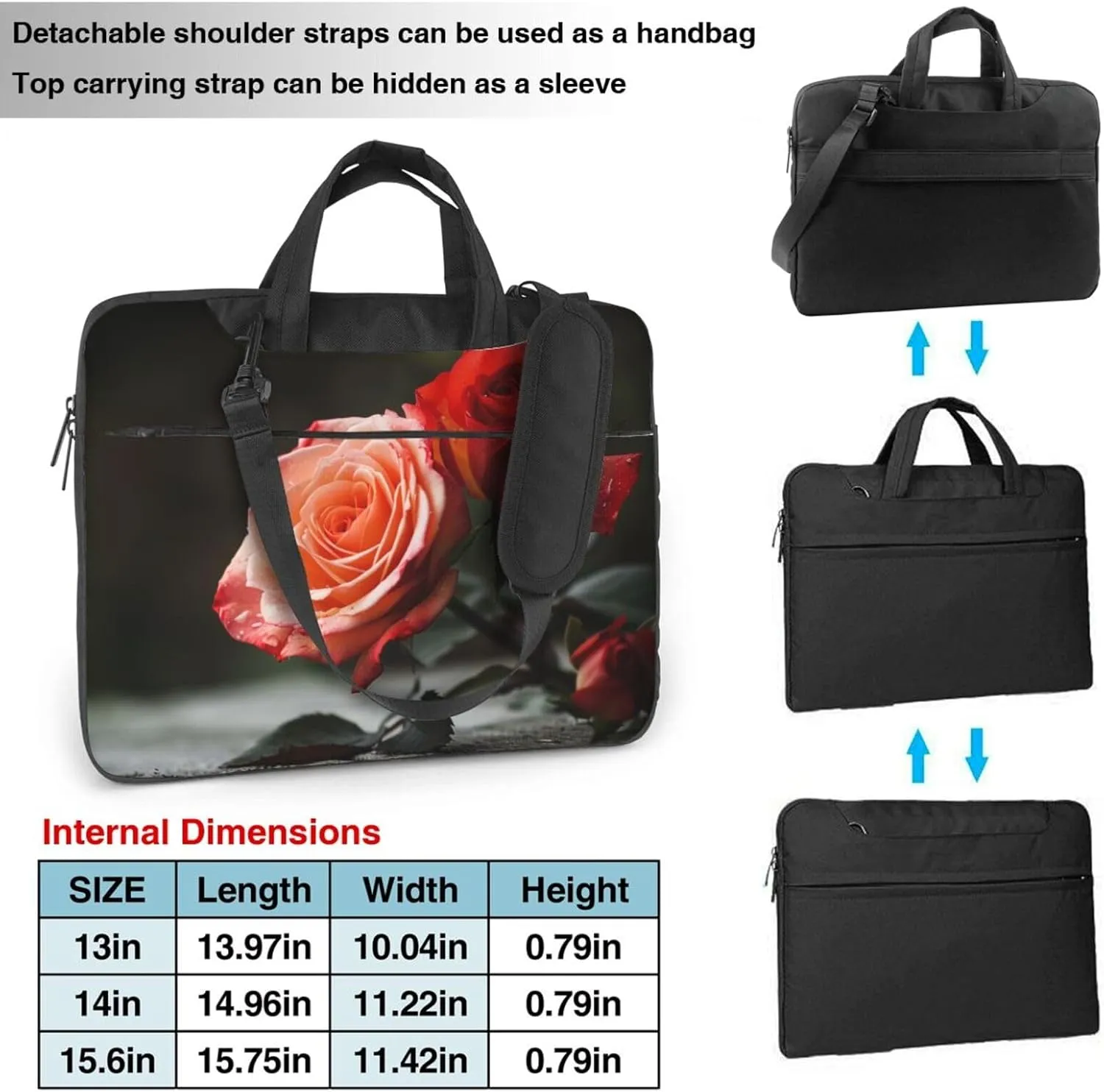 Laptop Tote Bag, Laptop Carrying Case, Travel Bag, Business Computer Bag, Work Bag for Men and Women