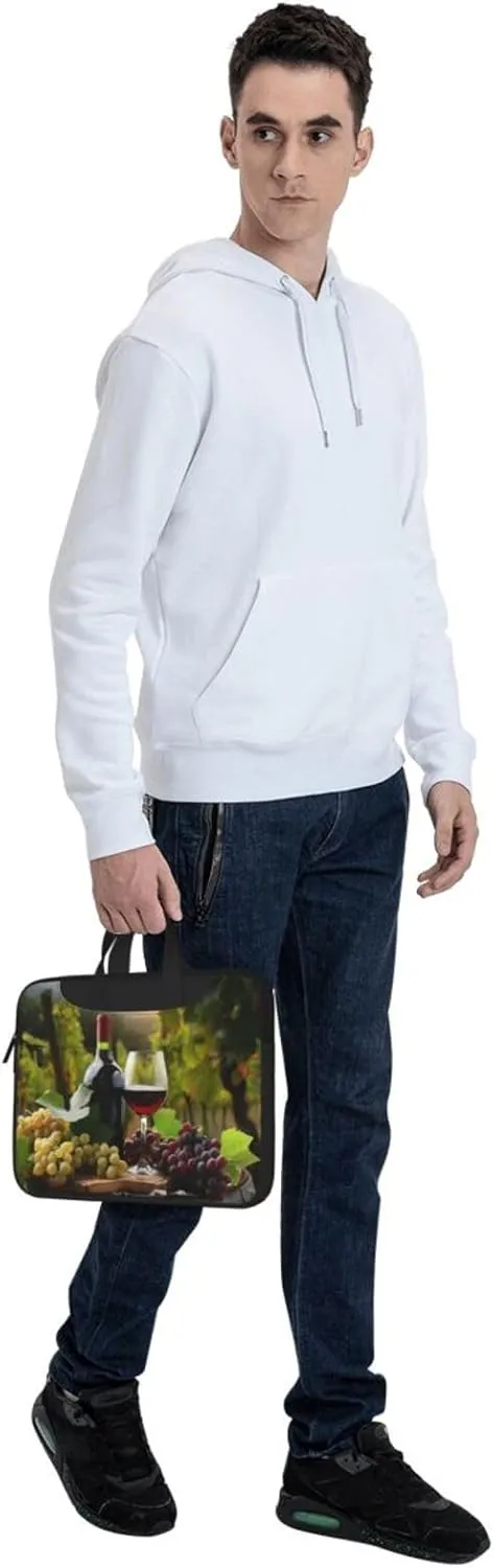 Laptop Tote Bag, Laptop Tote Bag, Travel Bag, Business Computer Bag, Work Bag for Men and Women, Red Wine