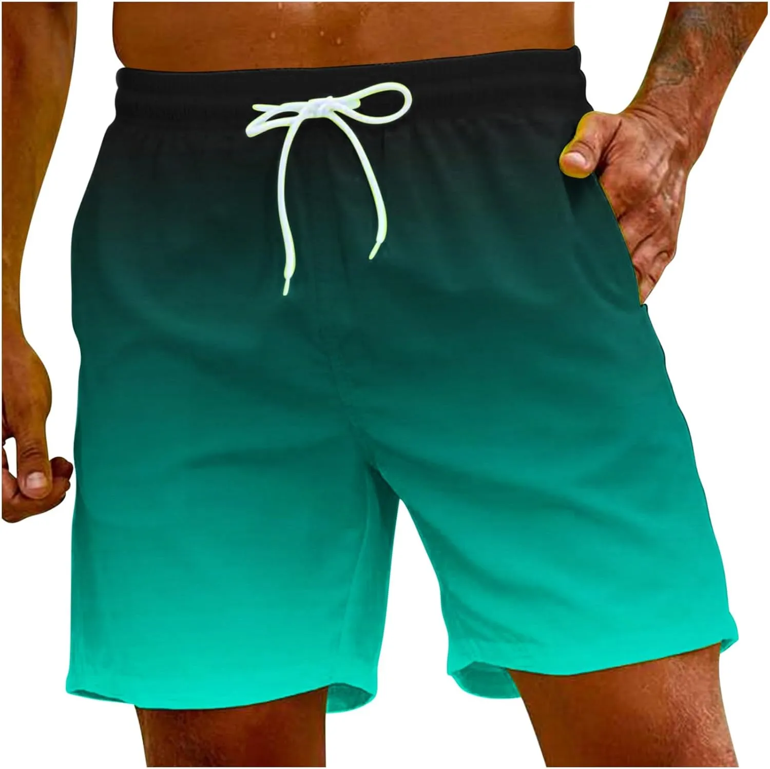 Lastesso Mens Shorts Athletic Running Shorts Lightweight 7 Inch Gym Workout Board Shorts with Pockets Comfort Swim Trunks