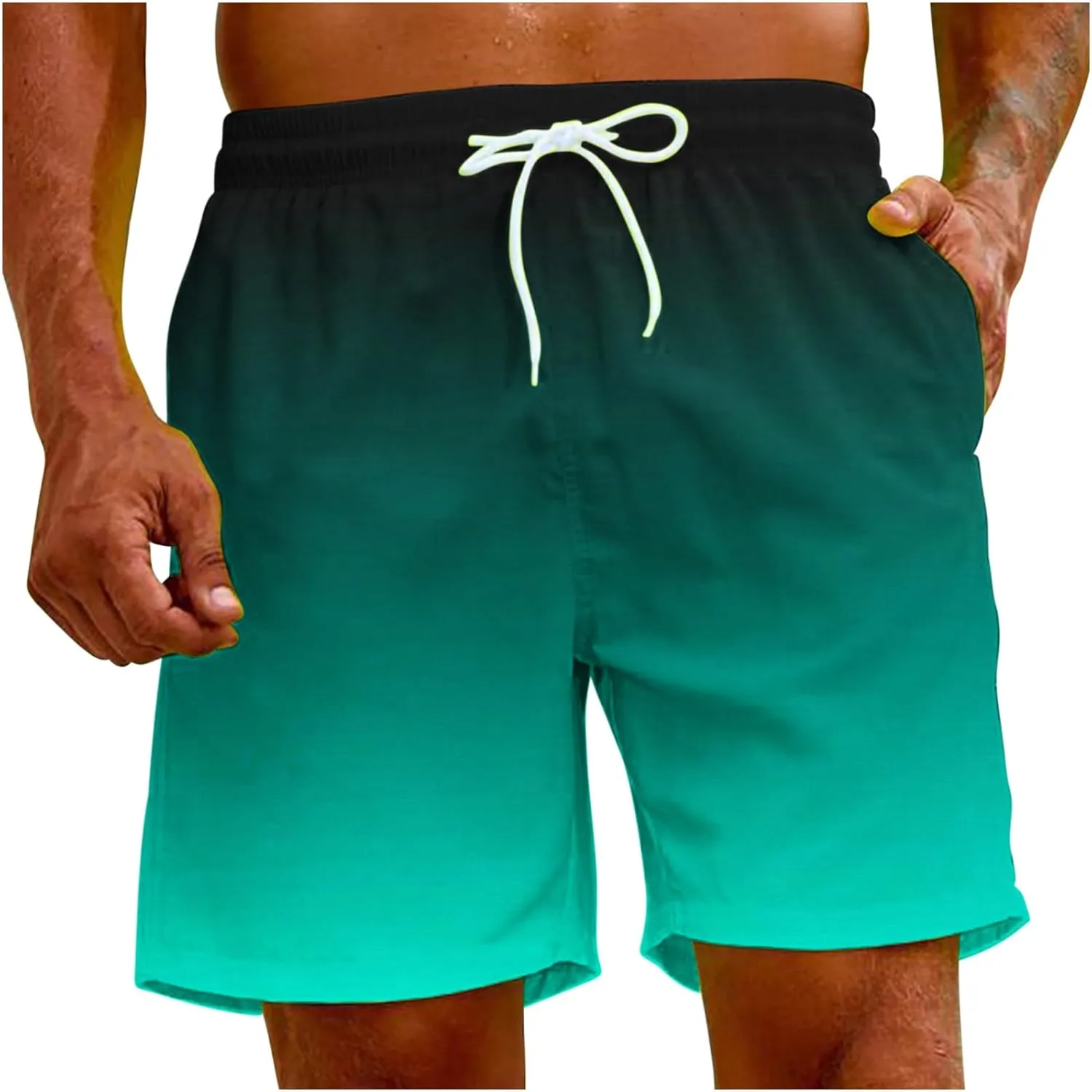 Lastesso Mens Shorts Athletic Running Shorts Lightweight 7 Inch Gym Workout Board Shorts with Pockets Comfort Swim Trunks