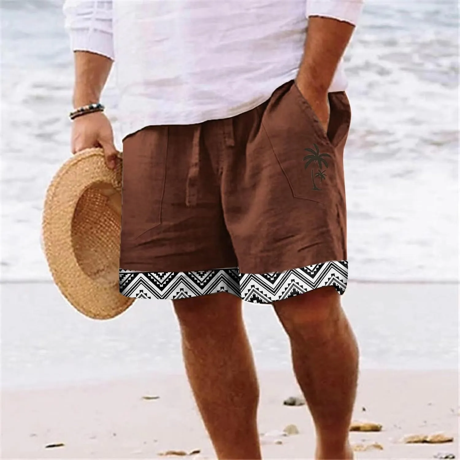 LCMTWX Men's Shorts Casual Casual Cotton Pockets Beach Fitness Bodybuilding Pants Men's Pants Cargo Pants for Men Shorts