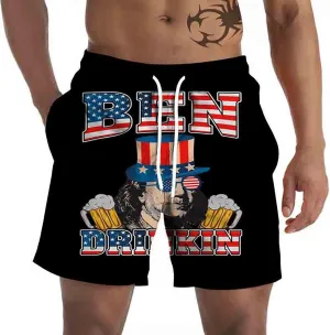LCMTWX Men's Shorts Leisure and Fitness Sports Plus Size Five Surf Quick Drying Beach Pants Shorts Carpenter Shorts 7 Inch