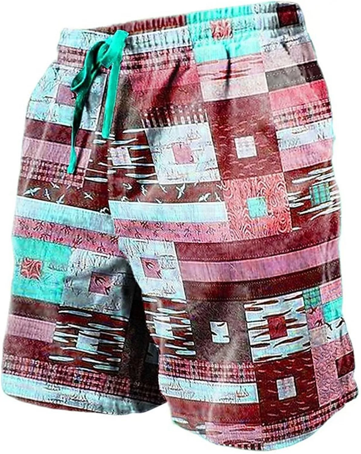 LCMTWX Men's Shorts Leisure and Fitness Sports Plus Size Five Surf Quick Drying Beach Pants Shorts Dress Shorts for Men Men