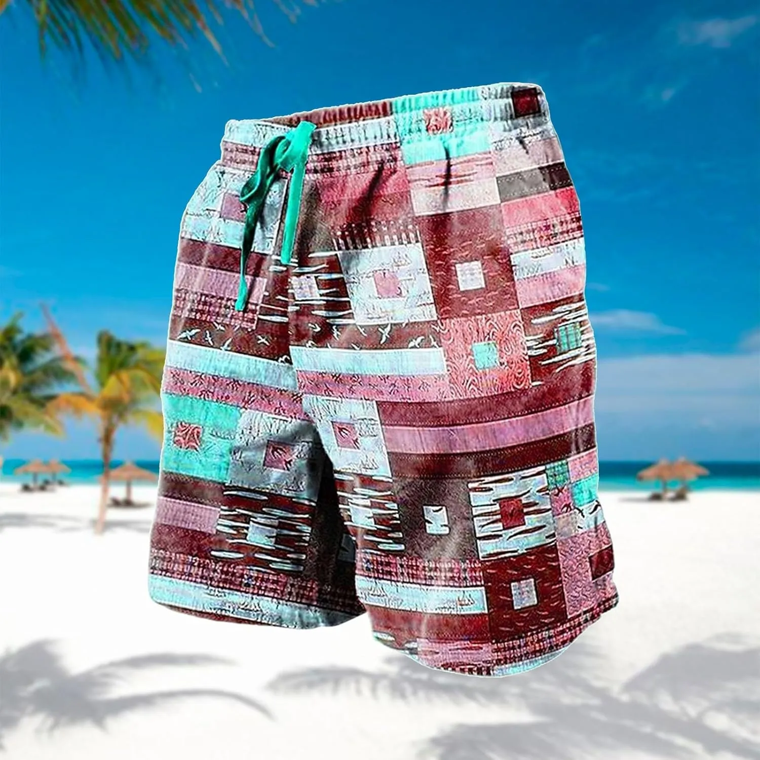 LCMTWX Men's Shorts Leisure and Fitness Sports Plus Size Five Surf Quick Drying Beach Pants Shorts Dress Shorts for Men Men
