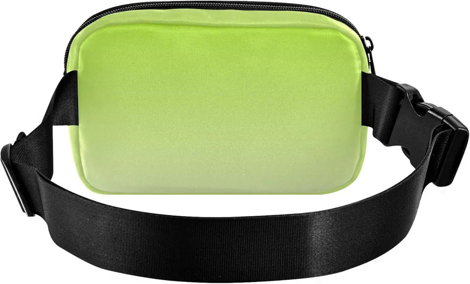 Lemon Green Ivory Gradient Women Fanny Pack Everywhere Belt Bag Waterproof Hiking Waist Bag for Women