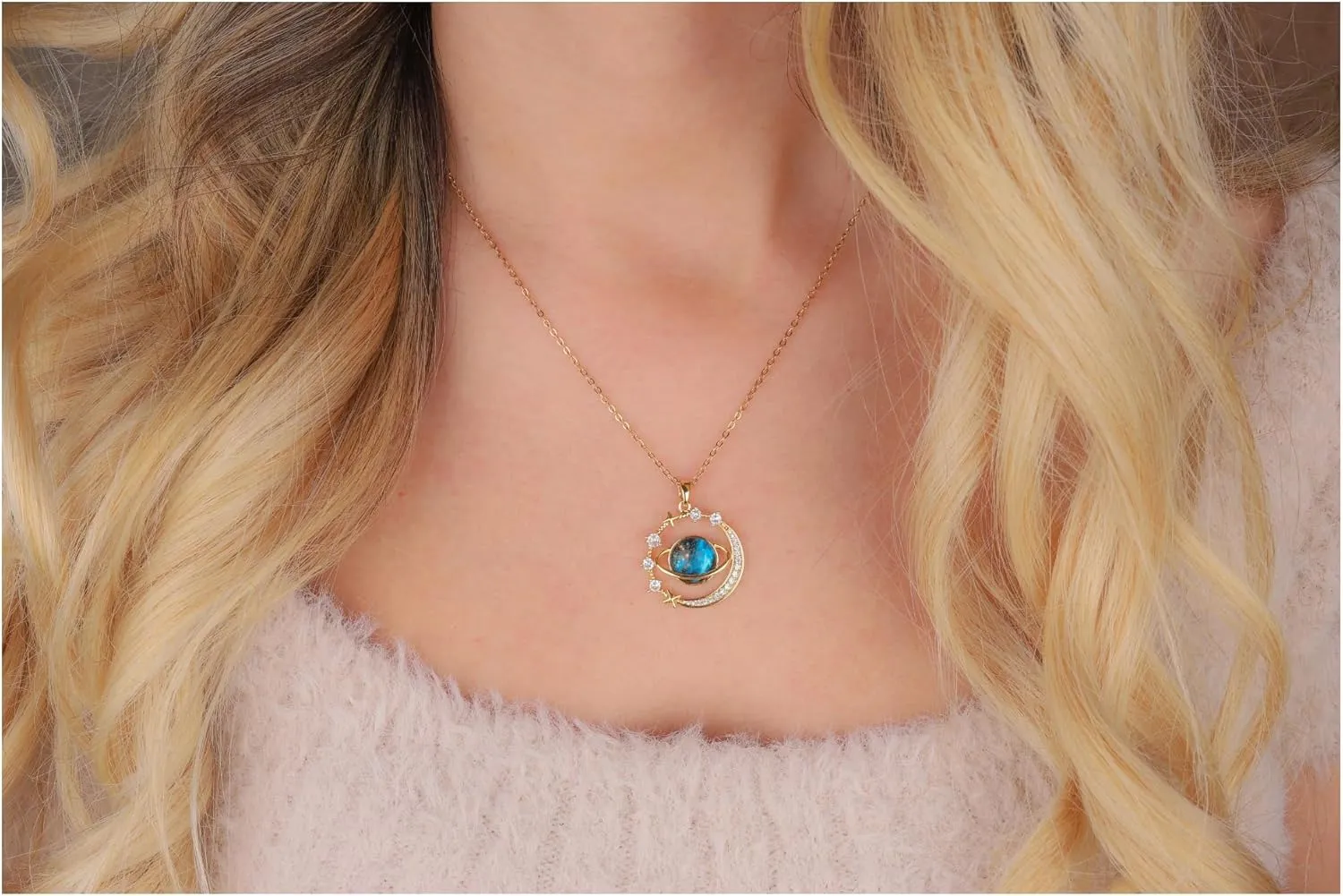Lunova Necklace and Bracelet Set for Women, Elegant Gold or Silver Jewelry, Non-Tarnish Trendy Fashion Accessories, Stylish Gold Chain & Bracelet, Gifts for Her, Girlfriend, Sister, Daughter