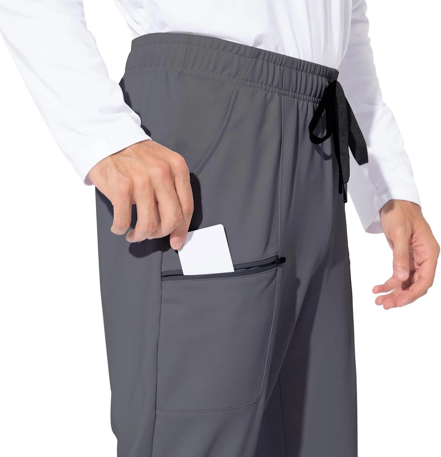 M MAROAUT Men's Joggers Pants - Lightweight Sweatpants with Zipper Pockets, Gym Workout Pants for Athletic Running Casual