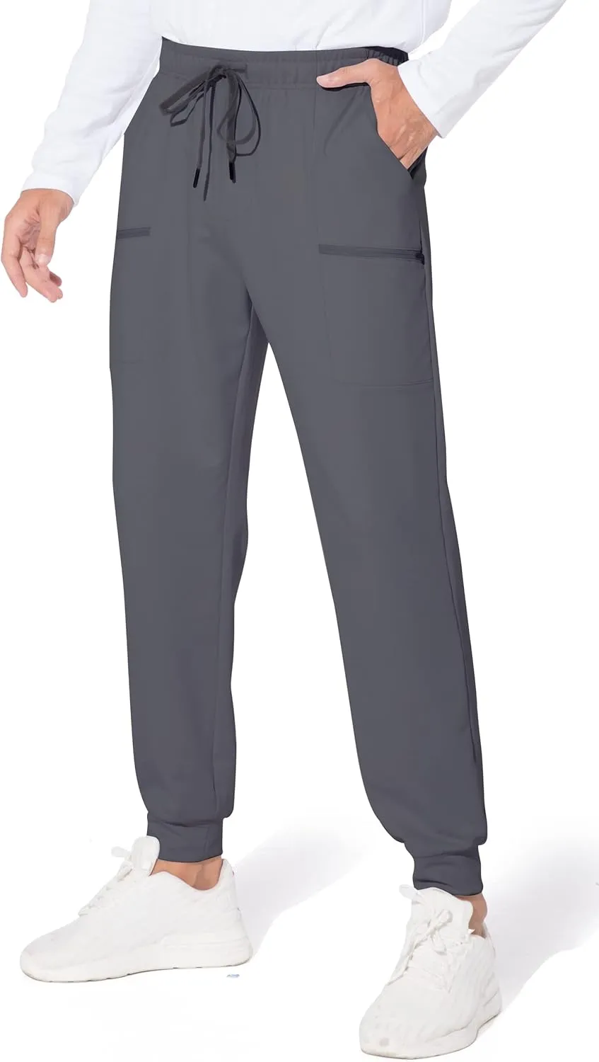 M MAROAUT Men's Joggers Pants - Lightweight Sweatpants with Zipper Pockets, Gym Workout Pants for Athletic Running Casual