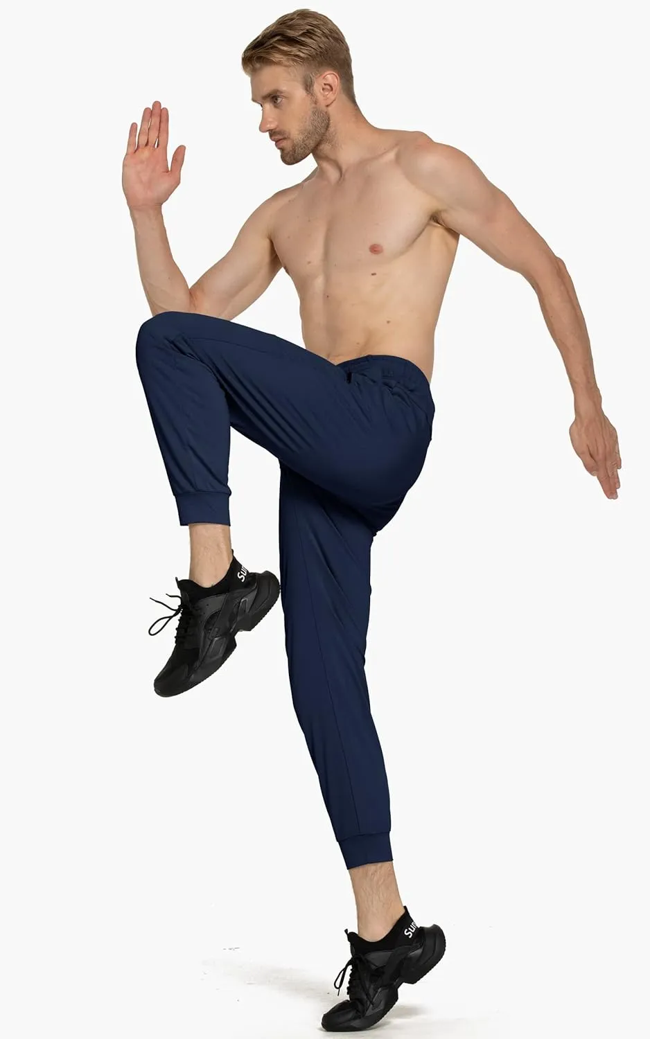M MAROAUT Men's Joggers Pants - Lightweight Sweatpants with Zipper Pockets, Gym Workout Pants for Athletic Running Casual