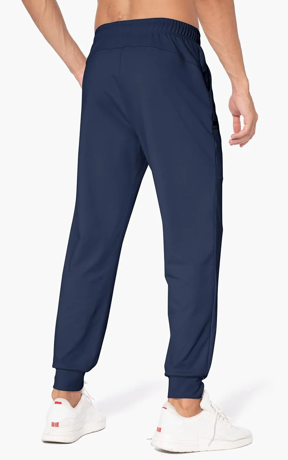 M MAROAUT Men's Joggers Pants - Lightweight Sweatpants with Zipper Pockets, Gym Workout Pants for Athletic Running Casual