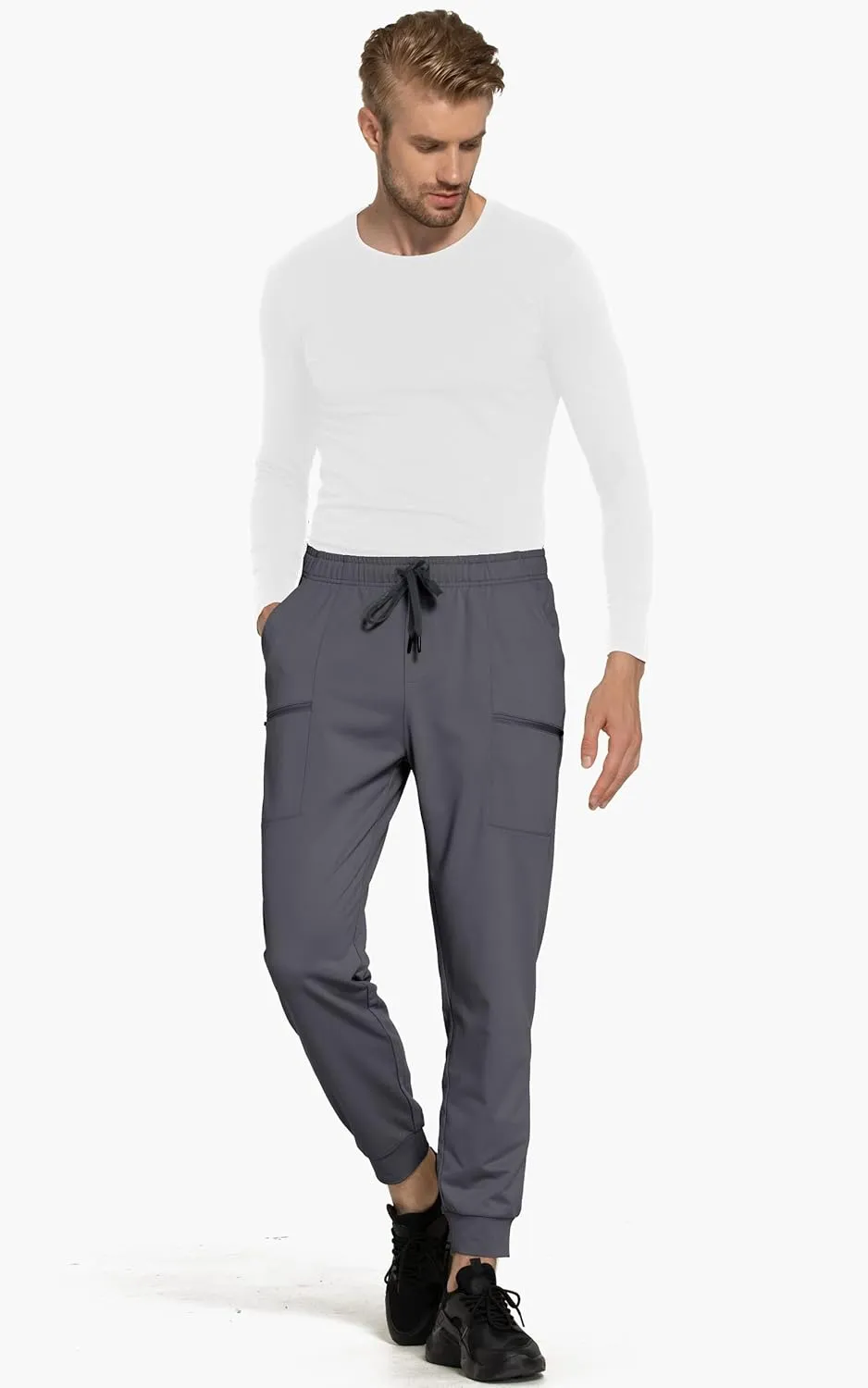M MAROAUT Men's Joggers Pants - Lightweight Sweatpants with Zipper Pockets, Gym Workout Pants for Athletic Running Casual