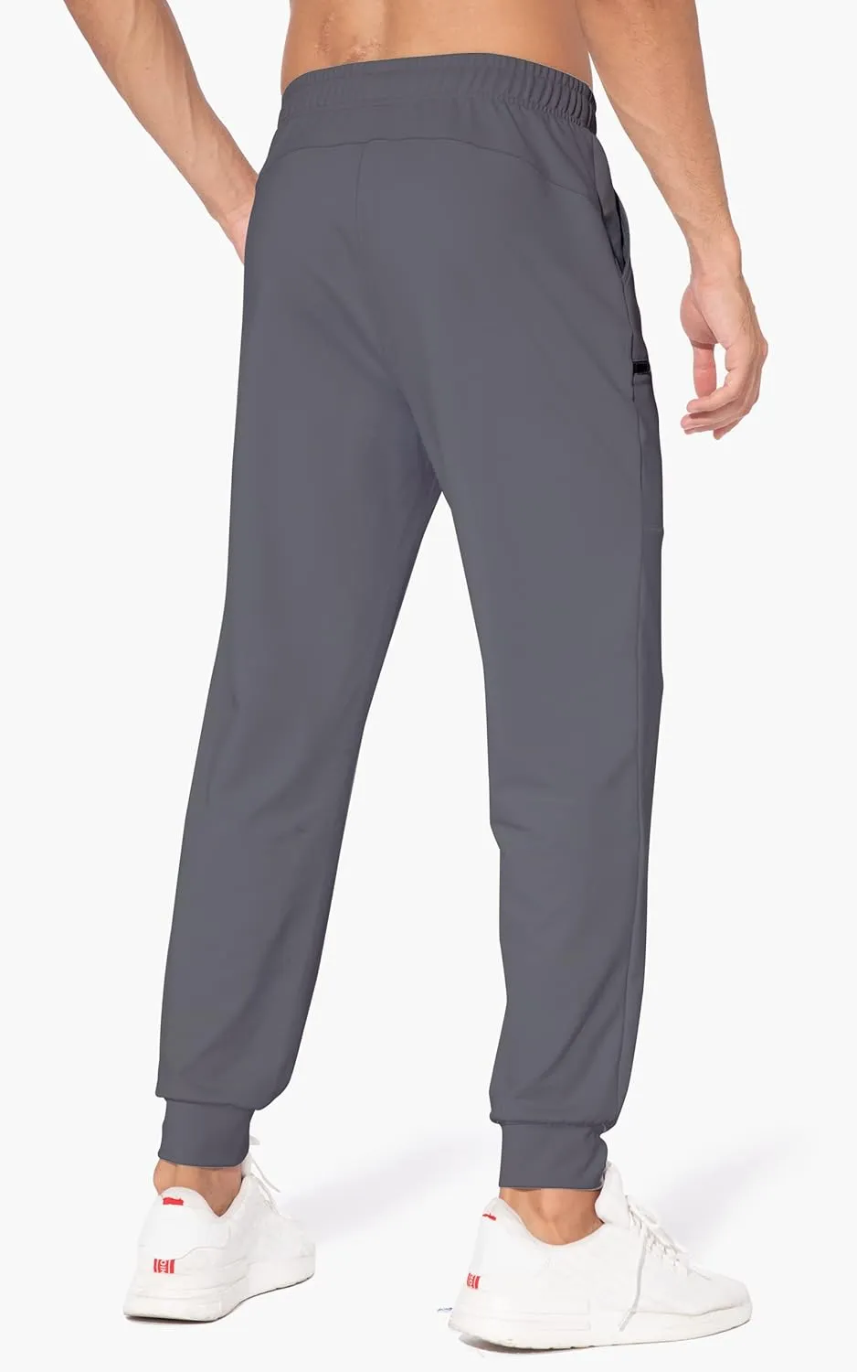 M MAROAUT Men's Joggers Pants - Lightweight Sweatpants with Zipper Pockets, Gym Workout Pants for Athletic Running Casual