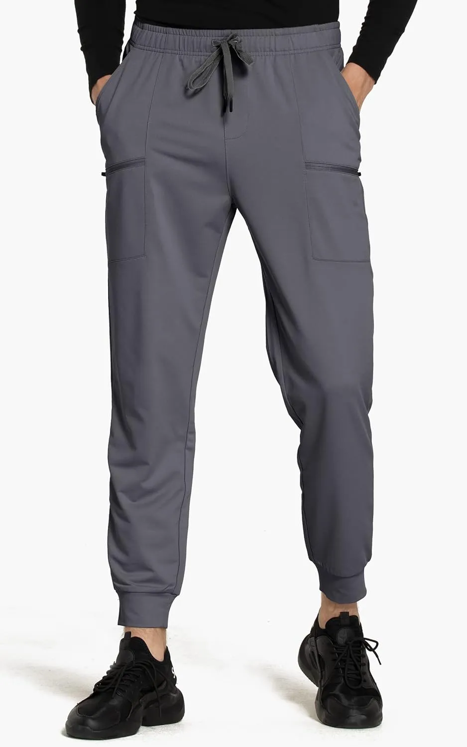 M MAROAUT Men's Joggers Pants - Lightweight Sweatpants with Zipper Pockets, Gym Workout Pants for Athletic Running Casual