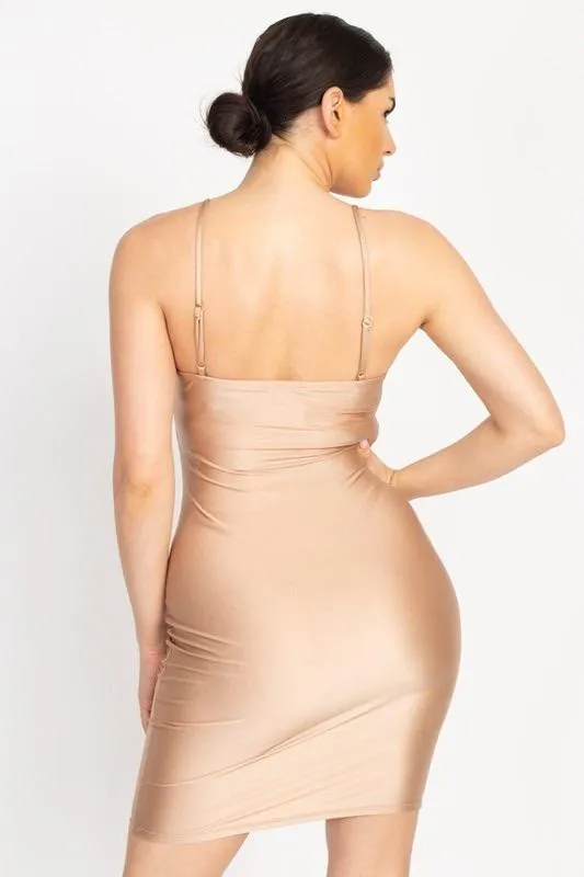 MACEY SATIN DRESS