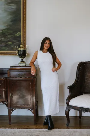 Mae Midi Dress-Ivory/Black