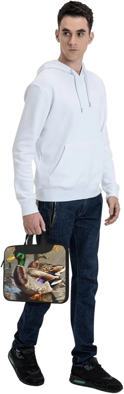 Mallard Duck Printed Laptop Tote Bag Laptop Tote Bag Travel Bag Business Computer Bag Work Bag for Men Women