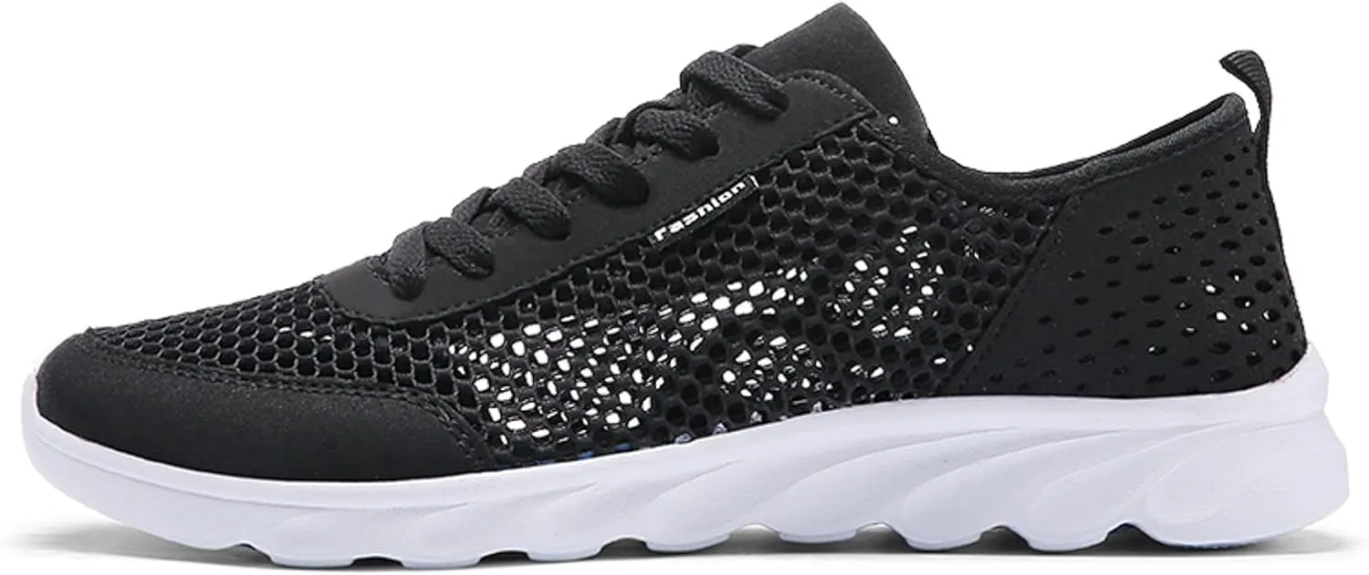 Men Sports Shoes Simple Solid Color Fashion Summer New Pattern Mesh Hollow Breathable Sneaker Rack for Men Bedroom Wall