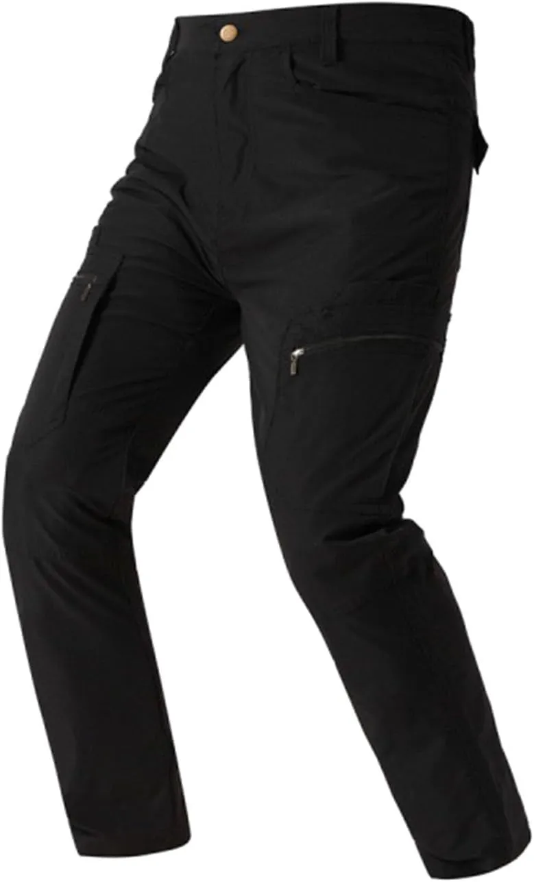 Mens Cargo Pants Slim Fit Men's Hiking Pants Casual Lightweight Joggers Work Pants Multi-Pocket Military Pants