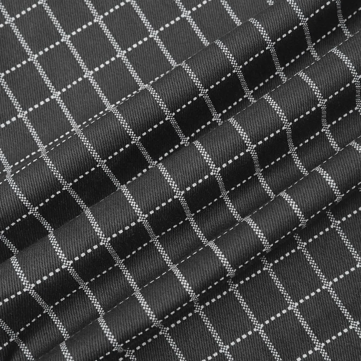 Mens Dress Pants, Men's Fashion Stretch Dress Pants Slim Fit Plaid Business Skinny Long Pants Casual Dress Pants